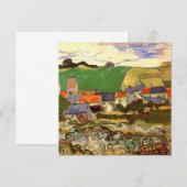 Gezicht op Auvers van Vincent van Gogh (Voorkant / Achterkant)