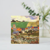 Gezicht op Auvers van Vincent van Gogh (Staand voorkant)