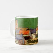 Gezicht op Auvers van Vincent van Gogh Koffiemok (Voorkant links)