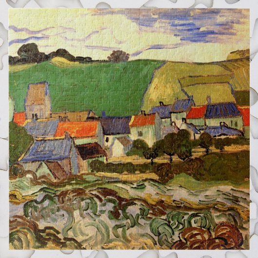 Gezicht op Auvers van Vincent van Gogh Legpuzzel