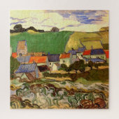 Gezicht op Auvers van Vincent van Gogh Legpuzzel (Verticaal)