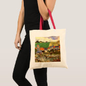 Gezicht op Auvers van Vincent van Gogh Tote Bag (Voorkant (product))