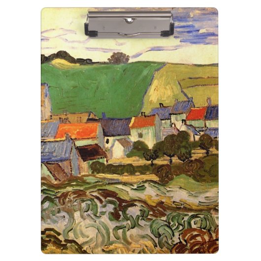 Gezicht op Auvers Vincent van Gogh. Klembord (Voorkant)