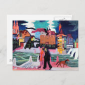 Gezicht op Bazel en de Rijn Briefkaart (Voorkant / Achterkant)