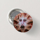 Gezicht op Canvas Ronde Button 3,2 Cm (Voorkant /achterkant)