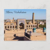 Gezicht op Citadel Kunya-ark - Khiva, Oezbekistan Briefkaart (Voorkant)