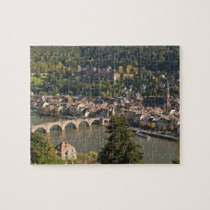 Gezicht op de Alte Brucke of Oude Brug Legpuzzel
