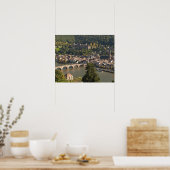 Gezicht op de Alte Brucke of Oude Brug Poster (Keuken)