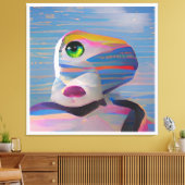 Gezicht op de Cyclops van de Winter Canvas Afdruk (Insitu (Woonkamer))