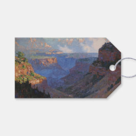 Gezicht op de Grand Canyon (door E.H. Potthast) Cadeaulabel