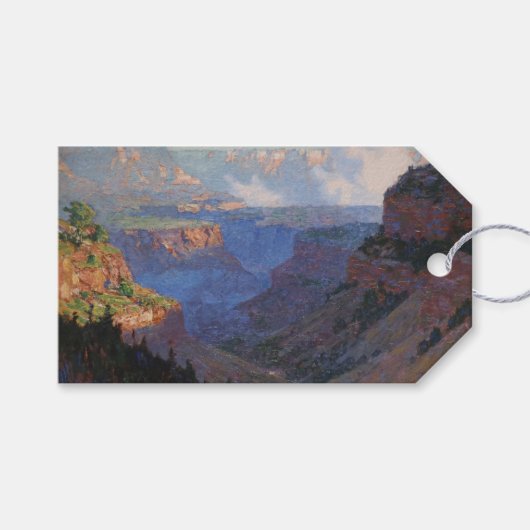 Gezicht op de Grand Canyon (door E.H. Potthast) Cadeaulabel (Voorkant (Horizontaal))