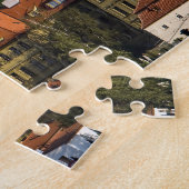 Gezicht op de oude stad en het Praagse kasteel, Ts Legpuzzel (Zijkant)