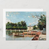 Gezicht op de steiger | Joaquín Sorolla (Voorkant / Achterkant)