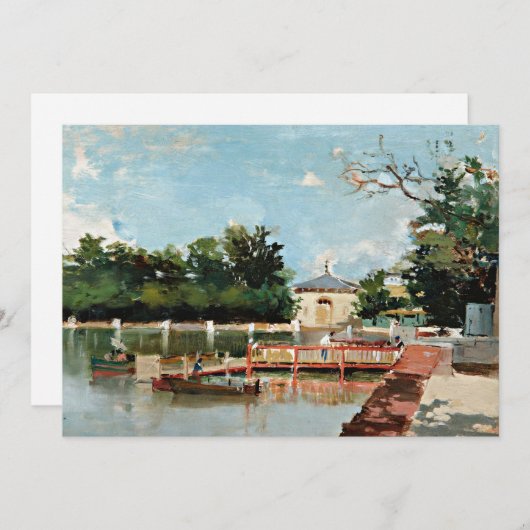 Gezicht op de steiger | Joaquín Sorolla (Voorkant / Achterkant)