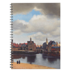 Gezicht op Delft door Johannes Vermeer Notitieboek