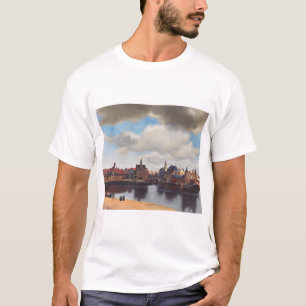 Gezicht op Delft door Johannes Vermeer T-shirt