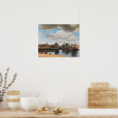 Gezicht op Delft Poster (Keuken)