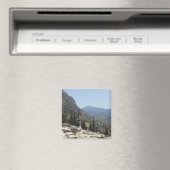 Gezicht op Delphi, Griekenland Magneet (Insitu (Vaatwasser))