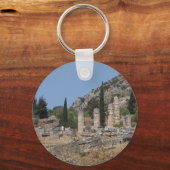 Gezicht op Delphi, Griekenland Sleutelhanger (Voorkant)