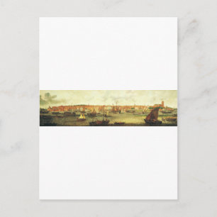 Gezicht op Dordrecht vanuit het noorden door Adam Briefkaart