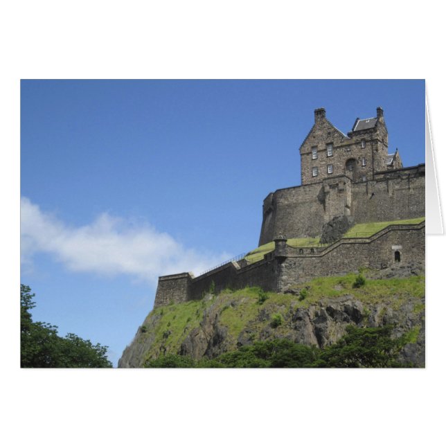 Gezicht op Edinburgh Castle, Edinburgh, Schotland, (Voorkant Horizontaal)
