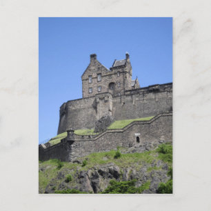 Gezicht op Edinburgh Castle, Edinburgh, Schotland, Briefkaart