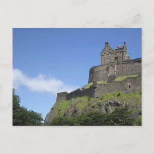 Gezicht op Edinburgh Castle, Edinburgh, Schotland, Briefkaart