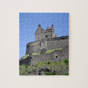 Gezicht op Edinburgh Castle, Edinburgh, Schotland, Legpuzzel