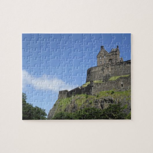 Gezicht op Edinburgh Castle, Edinburgh, Schotland, Legpuzzel (Horizontaal)