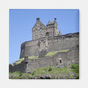Gezicht op Edinburgh Castle, Edinburgh, Schotland, Magneet