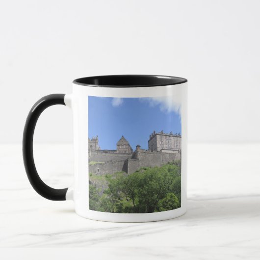 Gezicht op Edinburgh Castle, Edinburgh, Schotland, Mok (Links)