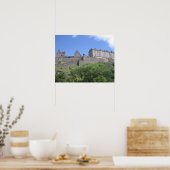 Gezicht op Edinburgh Castle, Edinburgh, Schotland, Poster (Keuken)