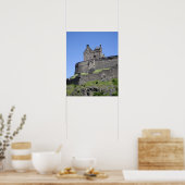 Gezicht op Edinburgh Castle, Edinburgh, Schotland, Poster (Keuken)