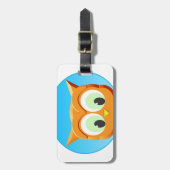 Gezicht op een kleine boomgaard bagagelabel (Voorkant verticaal)