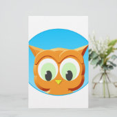 Gezicht op een kleine boomgaard briefpapier (Staand voorkant)