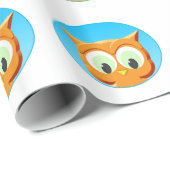 Gezicht op een kleine boomgaard cadeaupapier (Rol Hoek)