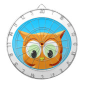 Gezicht op een kleine boomgaard dartbord (Voorkant)