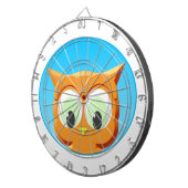 Gezicht op een kleine boomgaard dartbord (Voorkant Rechts)