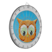 Gezicht op een kleine boomgaard dartbord (Voorkant Links)