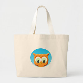 Gezicht op een kleine boomgaard grote tote bag