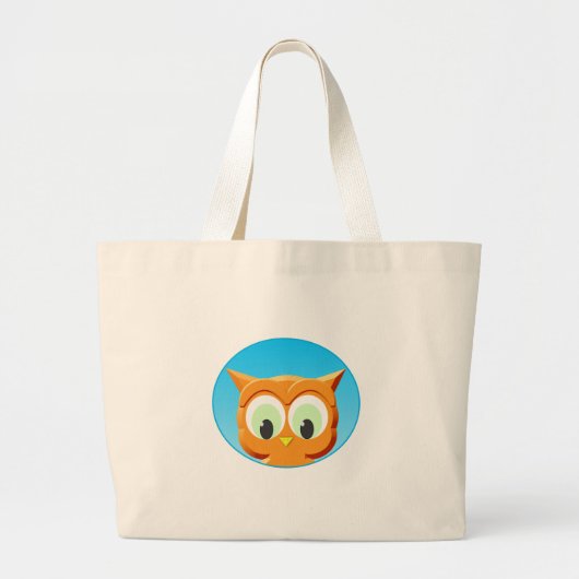 Gezicht op een kleine boomgaard grote tote bag (Voorkant)