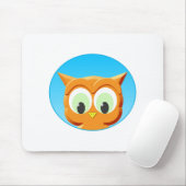 Gezicht op een kleine boomgaard muismat (Met muis)