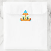 Gezicht op een kleine boomgaard sticker (Tas)