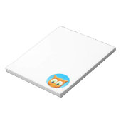 Gezicht op een kleine ovale Aangepast Notitieblok (Linkerzijde)