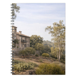 Gezicht op een villa nabij Toledo, Spanje Notitieboek