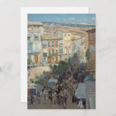 Gezicht op een Zuid-Franse stad | Childe Hassam (Voorkant / Achterkant)