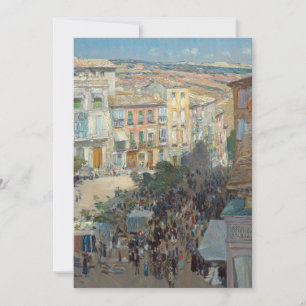 Gezicht op een Zuid-Franse stad Childe Hassam