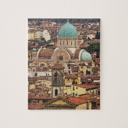 Gezicht op Florence, Italië vanuit Piazza Legpuzzel (Verticaal)