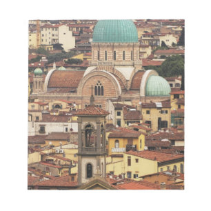 Gezicht op Florence, Italië vanuit Piazza Notitieblok