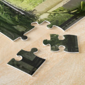 Gezicht op het landelijke venster legpuzzel (Zijkant)